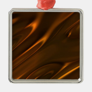 Adorno Metálico Chocolate líquido derretido caliente texturizado