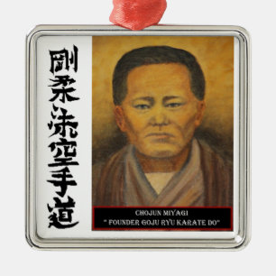 Adorno Metálico Chojun Miyagi