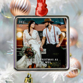 Adorno Metálico Christmas Ornament