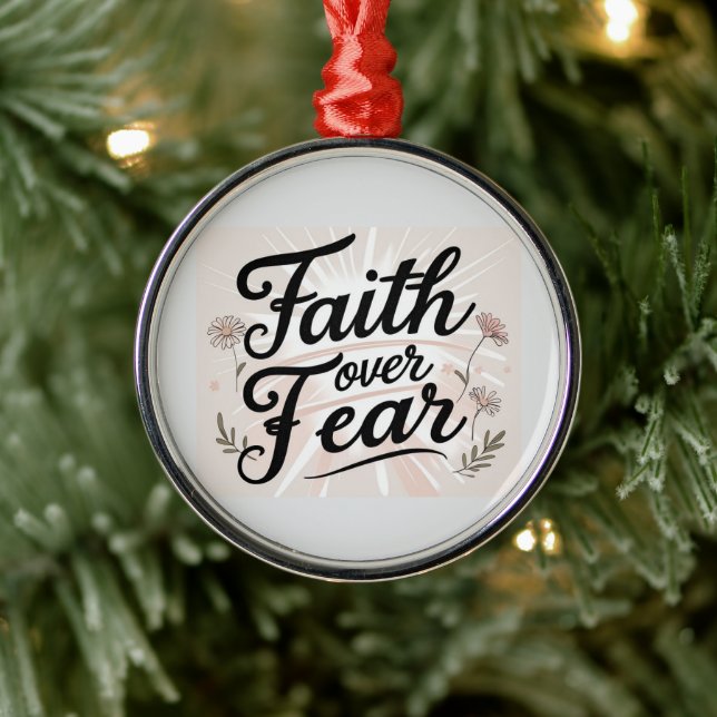 Adorno Metálico  Christmas Ornament | Faith Inspired (Árbol)