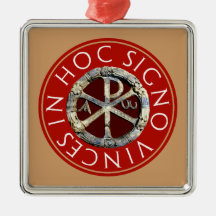 Christogram con el texto latino