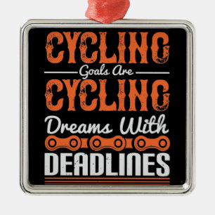 Adorno Metálico Ciclismo - Sueños de ciclismo con plazos límite