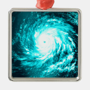 Adorno Metálico Ciclón azul