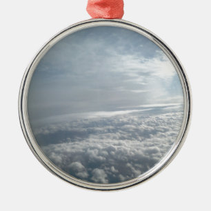 Adorno Metálico Cielo, vista aérea, bellas nubes