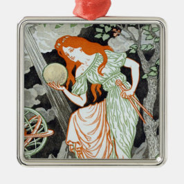 Adorno Metálico Científica (Mujeres en la ciencia y la tecnología)