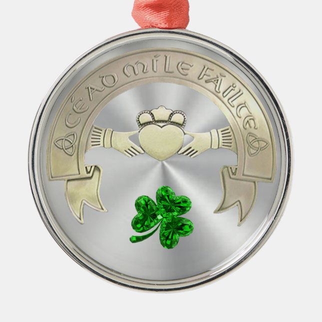 Adorno Metálico Ciento Mil Saludos (Frente)