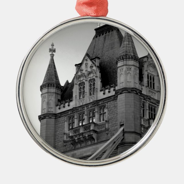 Adorno Metálico Cierre del London Tower Bridge (Frente)