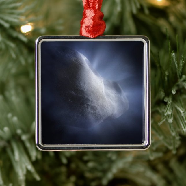 Adorno Metálico Cierre Ilustrativo Del Comet Tempel. (Árbol)