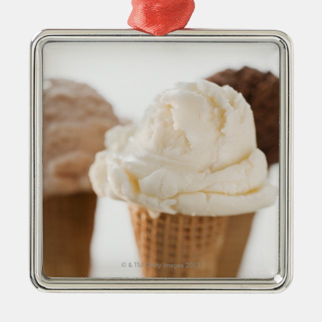 Adorno Metálico Ciérrese para arriba de diversos conos de helado (Frente)