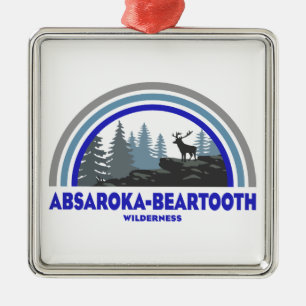 Adorno Metálico Ciervo Absaroka - Beartooth Wilderness