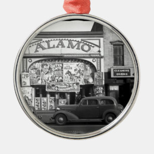 Adorno Metálico Cine del vintage