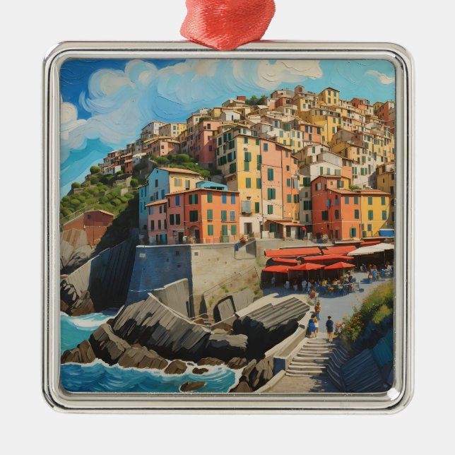 Adorno Metálico Cinque Terre Art (Frente)