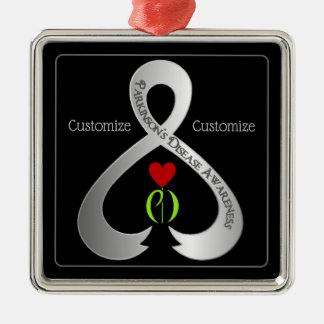 Adorno Metálico Cinta de sensibilización de Parkinson