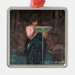 Adorno Metálico Circe Invidiosa (mitología griega clásica)