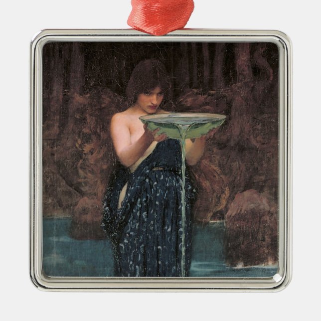 Adorno Metálico Circe Invidiosa (mitología griega clásica) (Frente)