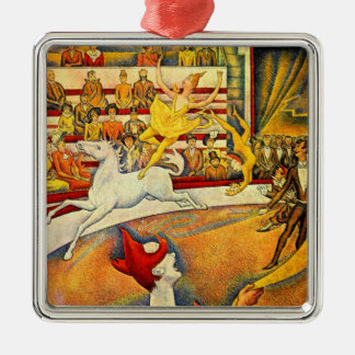 Adorno Metálico Circo de Georges Seurat, Bella Artes de la Vintage