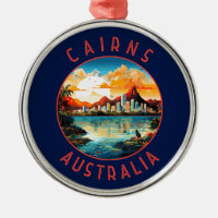 Círculo de Cairns Australia retro perturbado