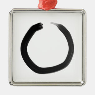 Adorno Metálico Círculo de Enso del budista de zen