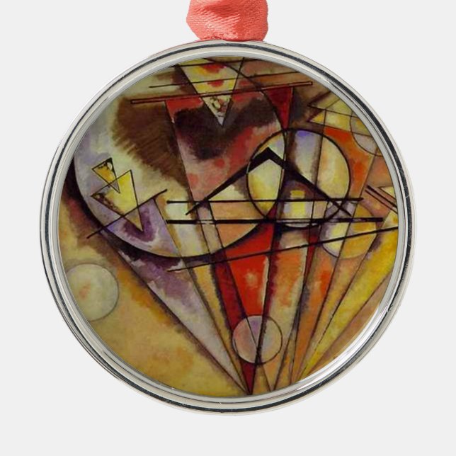 Adorno Metálico Círculos abstractos de Kandinsky (Frente)
