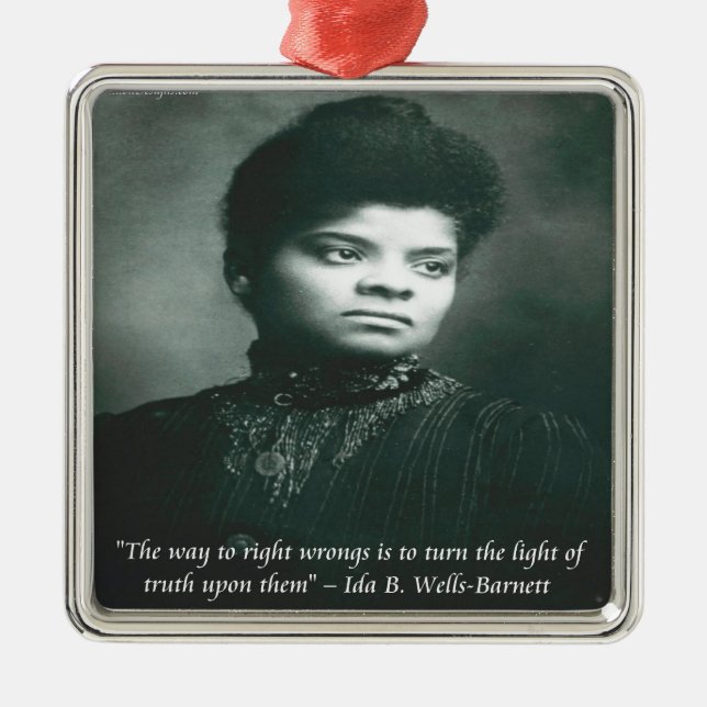 Adorno Metálico Cita De Bienes Y Verdad De Ida B (Frente)