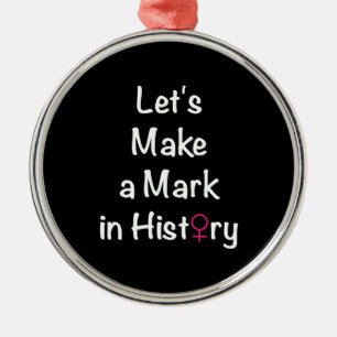 Adorno Metálico Cita de empoderamiento de la mujer - Líder feminis