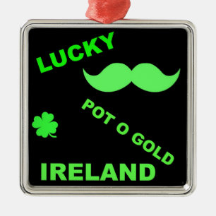 Adorno Metálico Citas de oro en la "Lucky Pot" de Irlanda