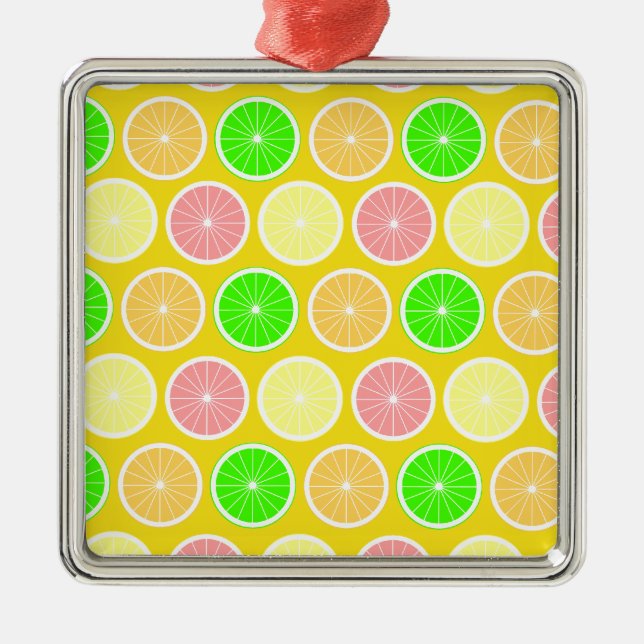 Adorno Metálico Citrus (Frente)