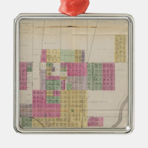 Adorno Metálico Ciudad de Arkansas, el condado de Cowley, Kansas