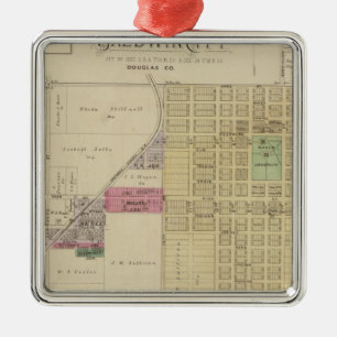 Adorno Metálico Ciudad de Baldwin, el condado de Douglas, Kansas