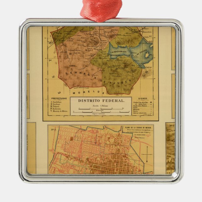 Adorno Metálico Ciudad de México 2 (Frente)