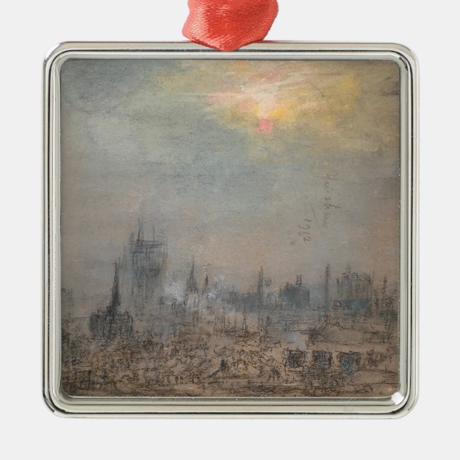 Adorno Metálico Ciudad de Nueva York (por Glenn Cooper Henshaw) (Frente)