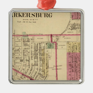 Adorno Metálico Ciudad de Parkersburg, Virginia Occidental