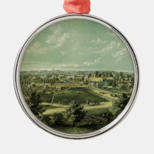 Adorno Metálico Ciudad de Waukesha Wisconsin a partir de 1857