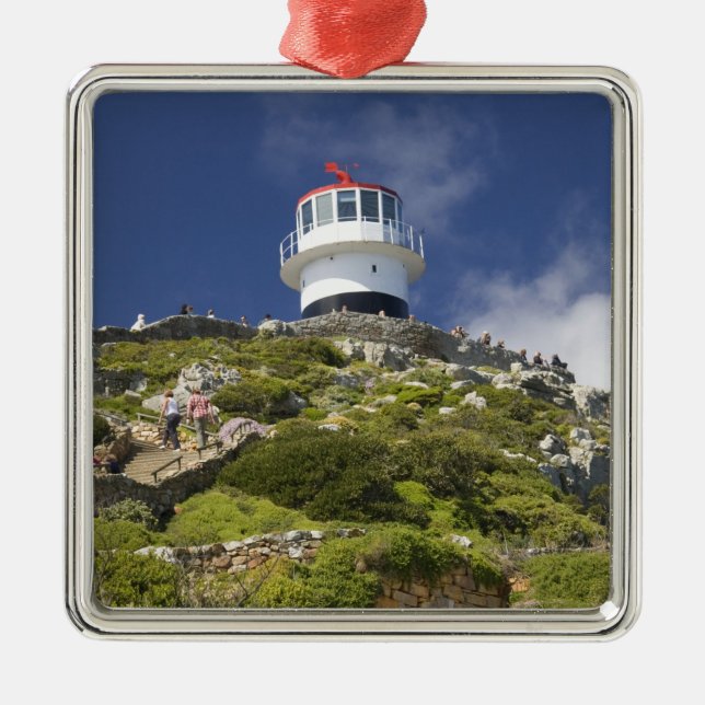 Adorno Metálico Ciudad del Cabo, Sudáfrica. Un faro en el (Frente)