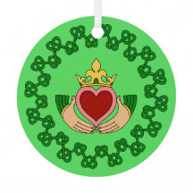 Claddagh y Green Knotwork