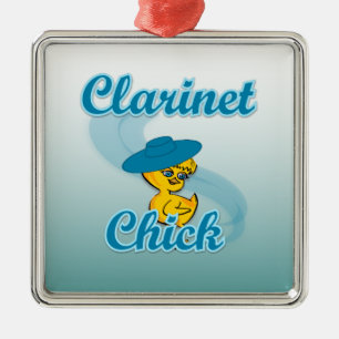 Adorno Metálico Clarinet Chick #3
