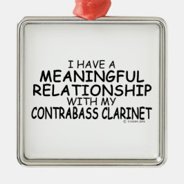 Adorno Metálico Clarinet de contraste de relación significativa
