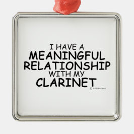 Adorno Metálico Clarinet de relación significativa