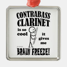 Clarinete de contrabass, congelación cerebral