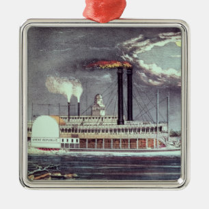 Adorno Metálico Claro de luna en el Mississippi