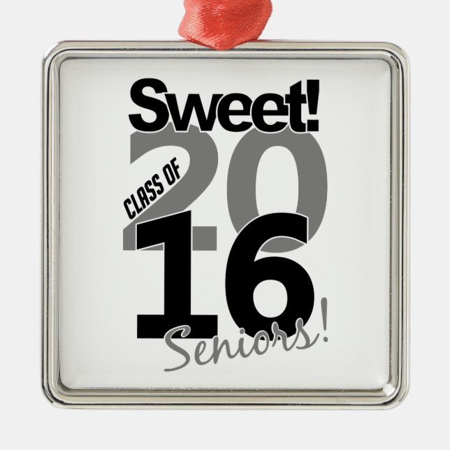 Adorno Metálico Clase de collar de 2016, personalizable (Frente)