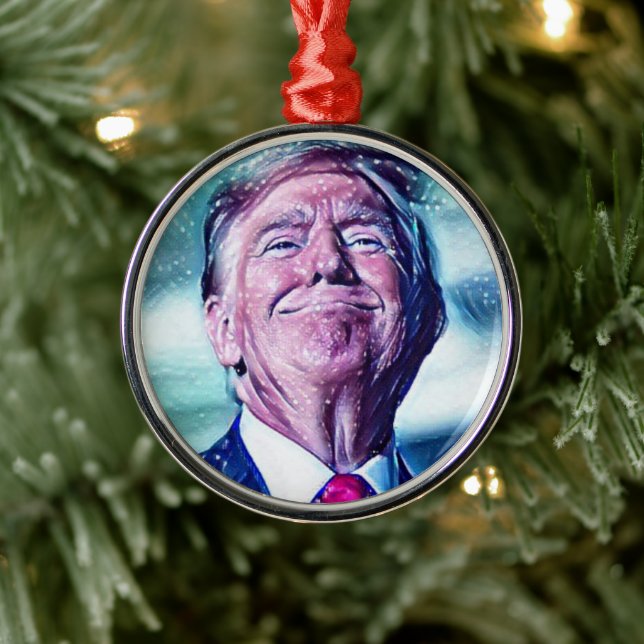 Adorno Metálico Clásico Trump (Árbol)