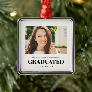 Adorno Metálico CLASS OF GRADUATION photo  KEEPSAKE