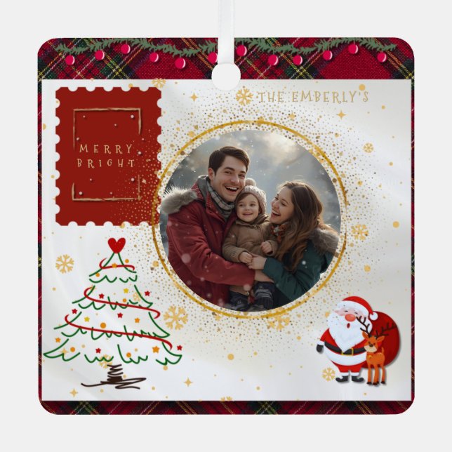 Adorno Metálico Classic Whimsical Photo  (Anverso)