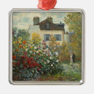 Adorno Metálico Claude Monet el   el jardín del artista en