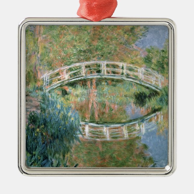 Adorno Metálico Claude Monet el | el puente japonés, Giverny (Frente)