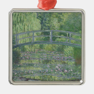 Adorno Metálico Claude Monet   El estanque acuático: Armonía verde