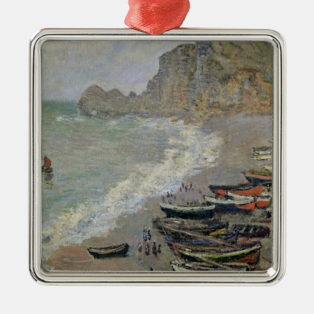 Adorno Metálico Claude Monet el | Etretat, playa y d'Amont de (Frente)