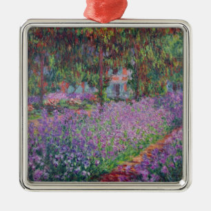 Adorno Metálico Claude Monet El jardín del artista en Giverny