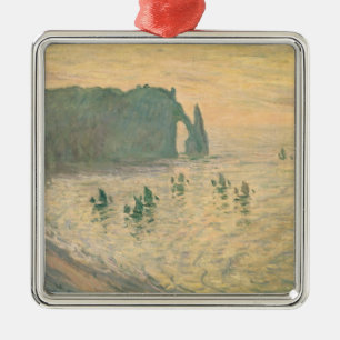 Adorno Metálico Claude Monet el los acantilados en Etretat, 1886